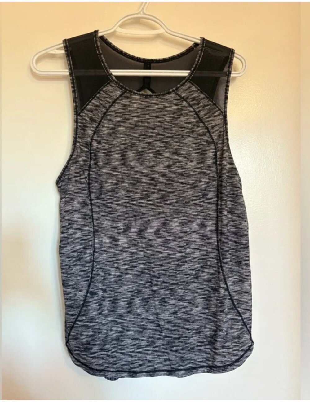 Lululemon Sculpt Tank Dramatic White & Black Size 10 - Picture 2 of 6